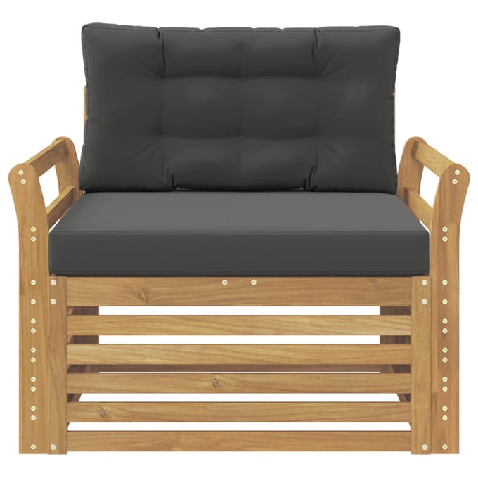 vidaXL - Buitensofa - Polyester - Wit