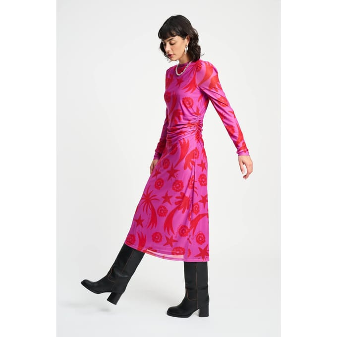 POM Amsterdam Dress - Splashing Fireworks Taglia: 42 | Abiti Midi Outlet | Donna