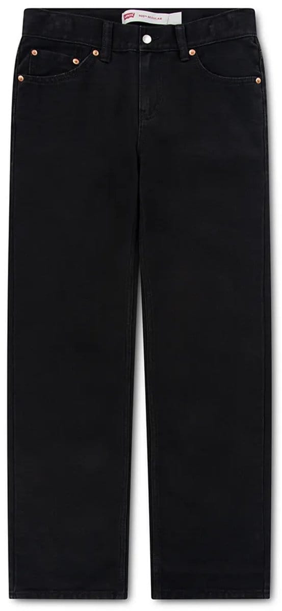 Levi´s ® Kids 505 Regular Fit Jeans Broek Zwart 5 Years Jongen
