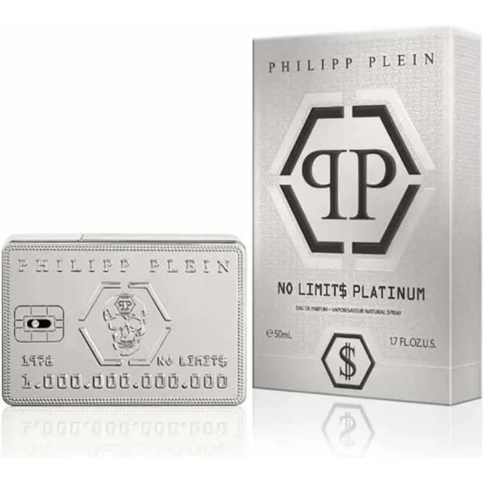 Philipp Plein No Limits Platinum - 90 ml - eau de parfum spray - herenparfum