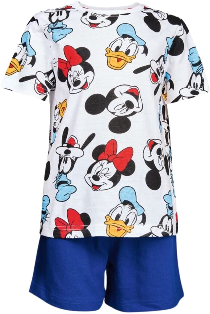Mickey Mouse Shortama - Maat 122/128 - Katoen - Meerkleurig - Kind