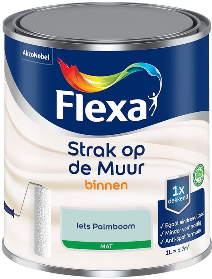 Flexa - Strak Op De Muur Binnen Mat - Iets Palmboom - Mengverf - 1 L