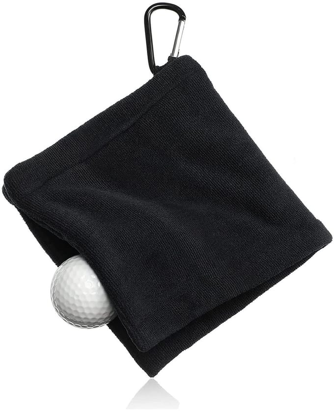 Dailygoody - Microfiber Golfhanddoek - Handige Clip - Compact formaat