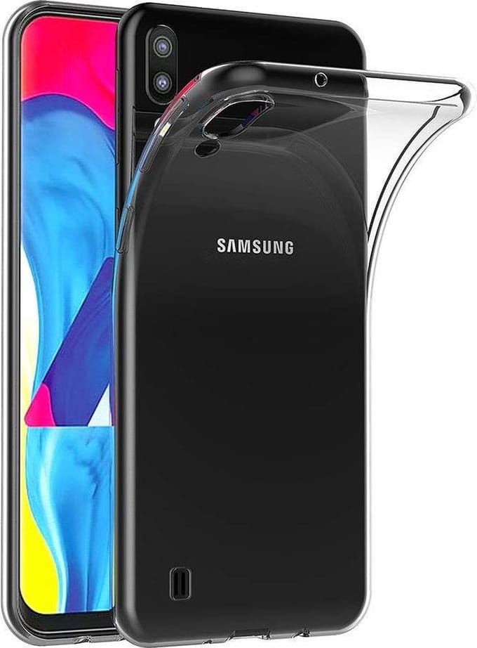 Soft Backcover Hoesje Geschikt voor: Samsung Galaxy M10 - Silicone - Transparant