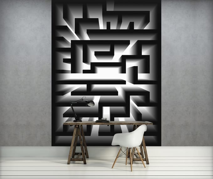 Abstract Pattern Modern Photo Wallcovering