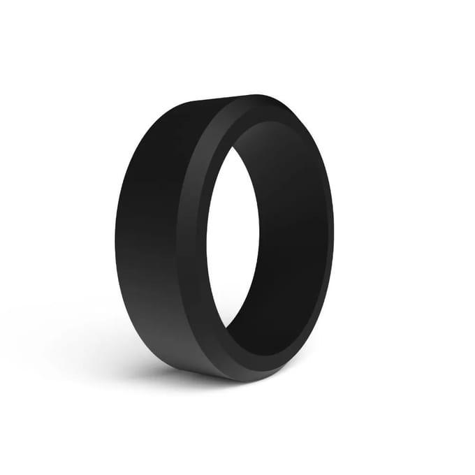 Siliconen Elastiek voor Heren Ringen Decoratieve Accessoires Vakantiecadeau 7 black
