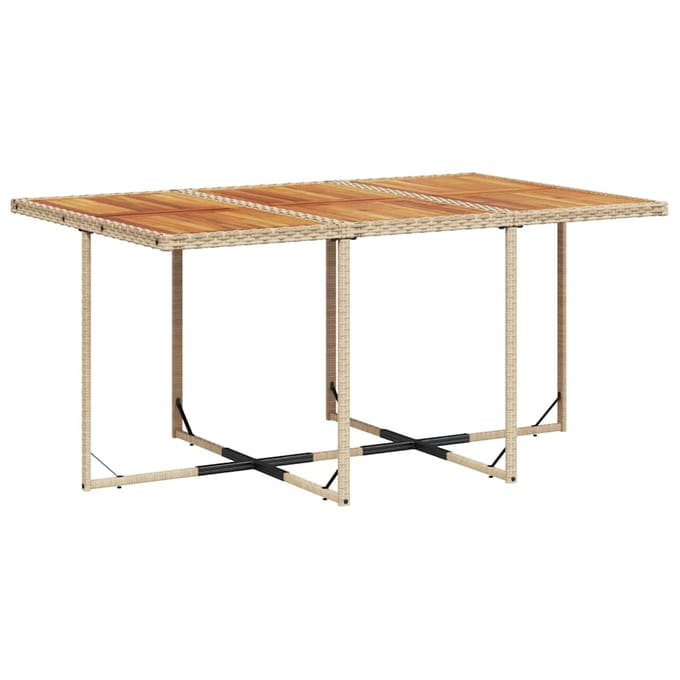 vidaXL - 11-delige - Tuinset - met - kussens - poly - rattan - beige