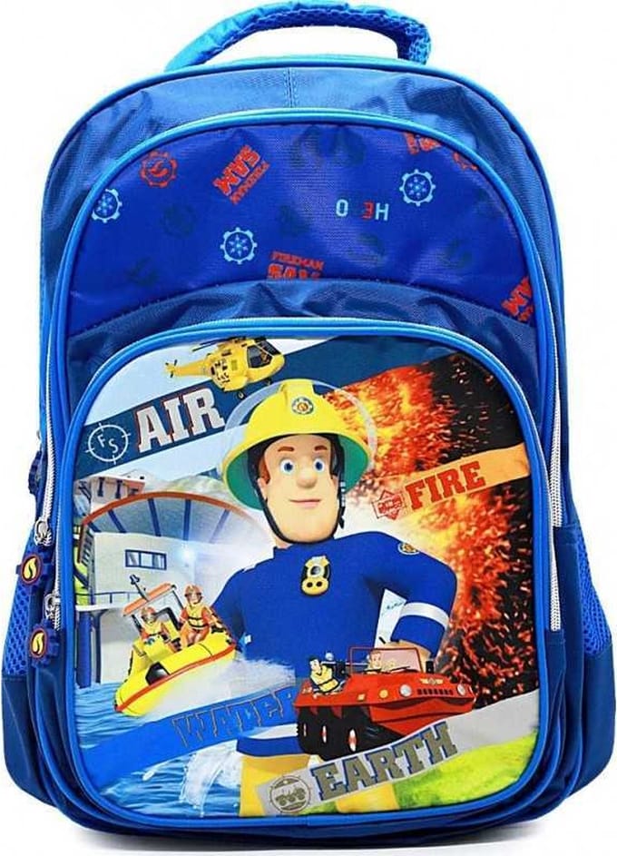 Brandweerman Sam - Rugzak - 3 vakken - 42 cm - Groot model