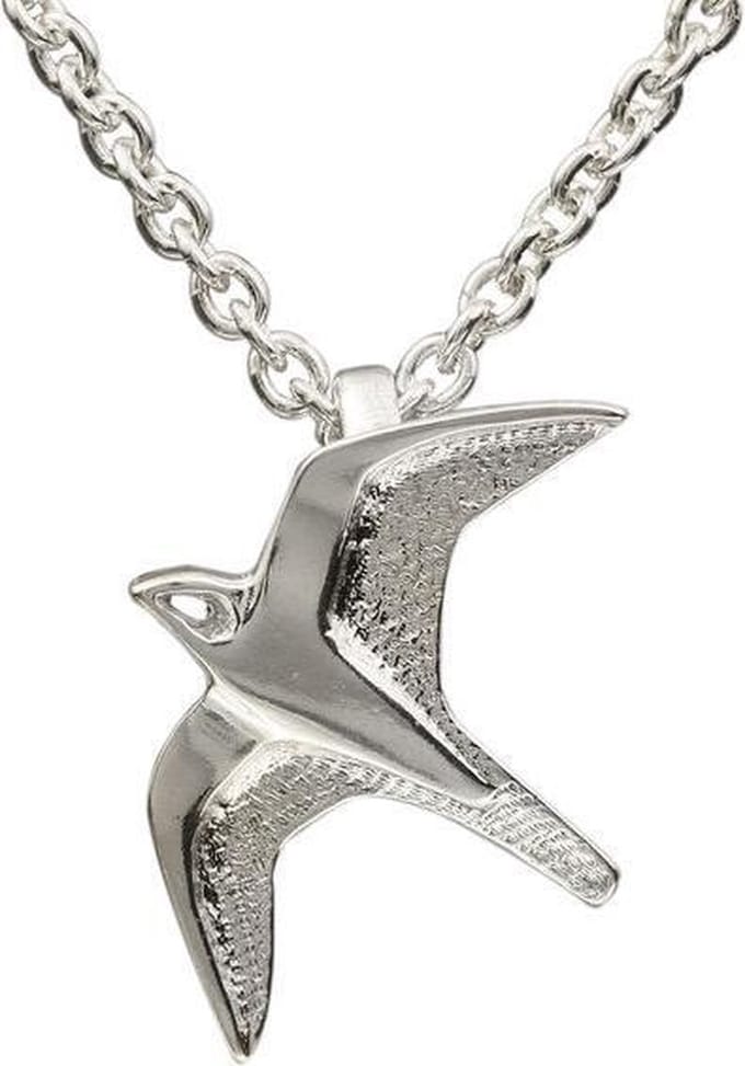 AuBor ®. Hanger. Zilver. De slechtvalk.