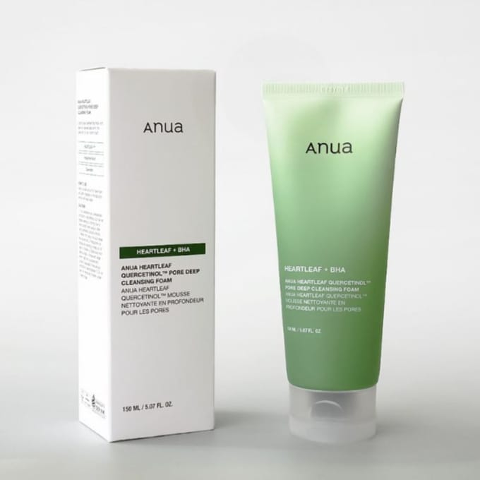 ANUA Mousse Nettoyante Profonde Poreuse Quercetinol 150ml white