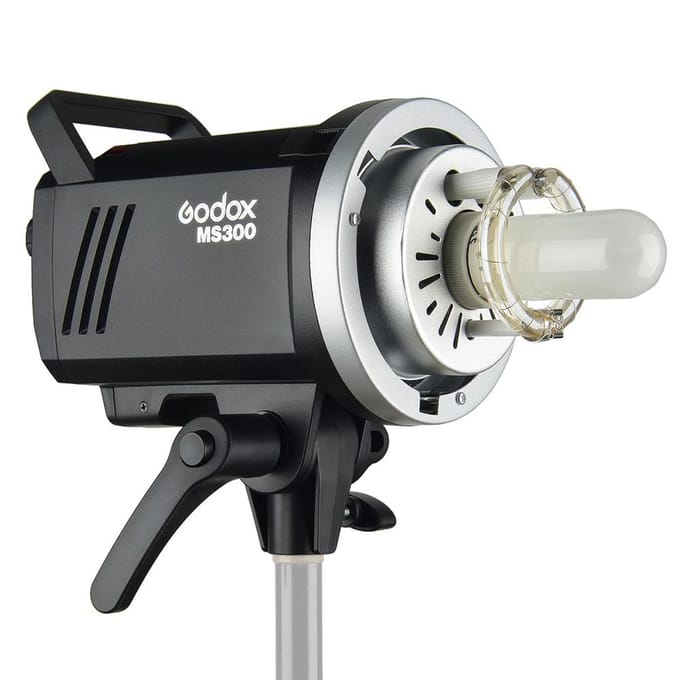 Godox MS300 Studio Flash lumière stroboscopique Monolight 300Ws Max. Alimentation Godox 2.4G sans fil X intégrée US Plug noir