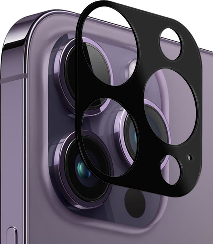 Camera Lens Protector Zwart Geschikt voor Apple iPhone 14 Pro / 14 Pro Max