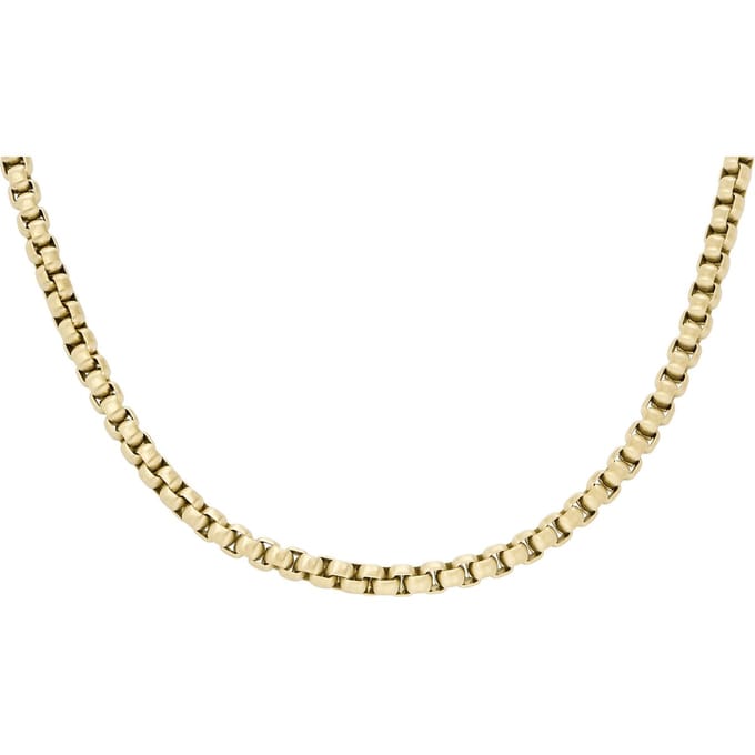 Fossil JF04504710 Unisex Ketting - Goudkleurig