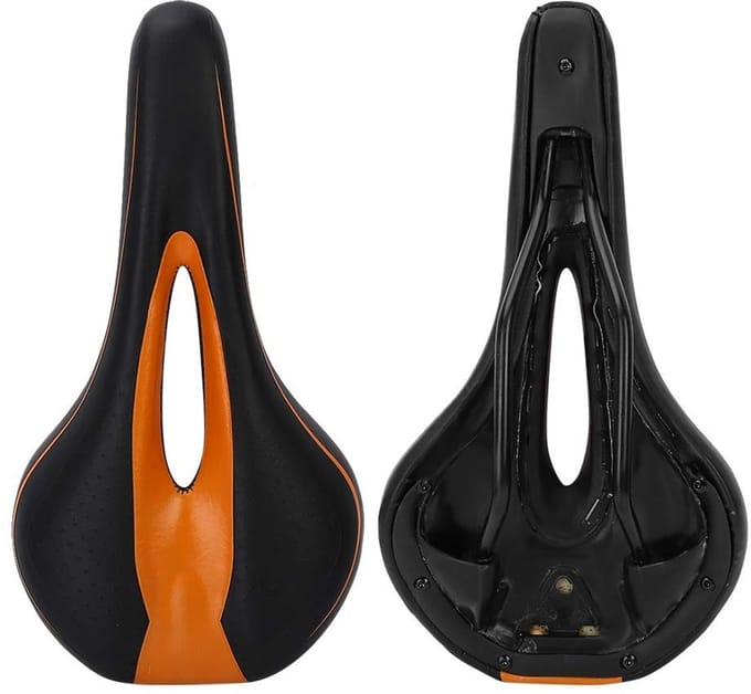 Dailygoods- Fietszadel Geveerd - Gel Zadel voor Heren/Dames