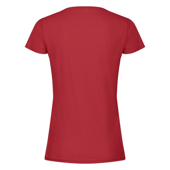 Fruit of the Loom Dames/Dames T-Shirt (Rood)