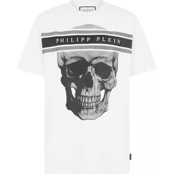 Round Neck T-Shirt Skull Logo Line