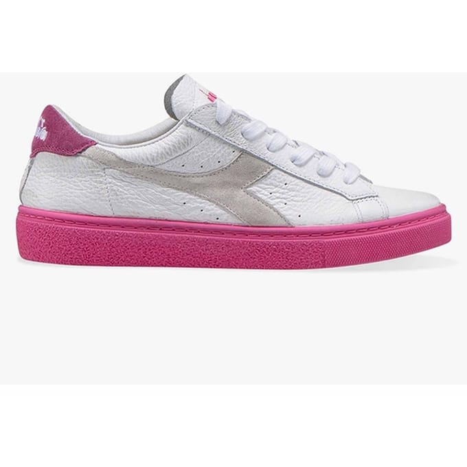 Diadora Montecarlo H Kleurblok Ita Dames Wit Trainers