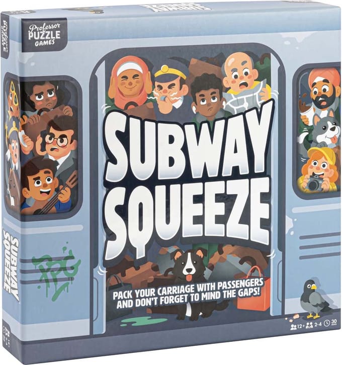 Subway Squeeze - Puzzel Spel - Engelstalig - Professor Puzzle