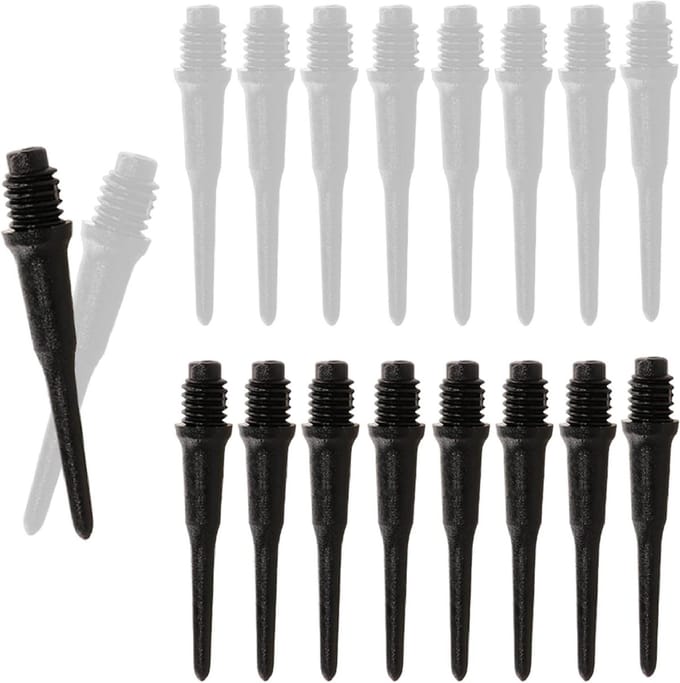 Solidchoice - 100 Stuks Premium Plastic Dart Tips voor Soft Darts