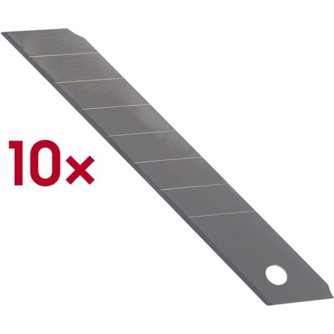 Westcott reservemesjes snijmes - 18mm - pak 10 strips - voor snijmes Duo Safe - AC-E84008
