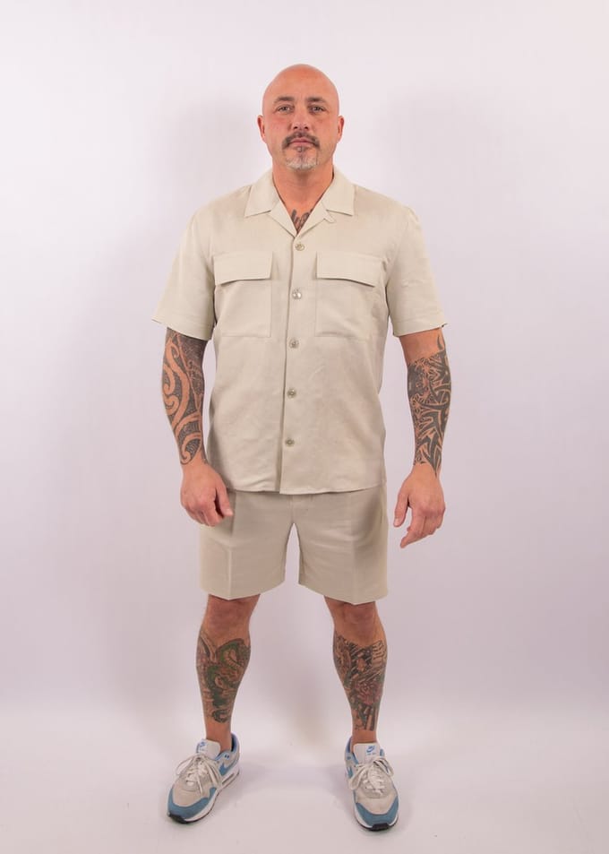 Antony Morato Shirt Panama Regular Fit Linen