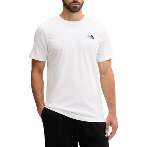 The North Face M Half Dome Photo SS Tee, Mannen, Wit, T-shirt, maat: S
