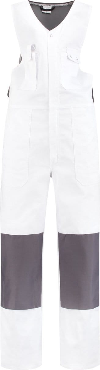 Top Rock Bodybroek katoen/poly BBC6040-021 - 0162 Wit/Grijs - 52