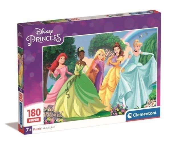 Clementoni - Puzzel - 180 Stukjes - Disney Prinses - Kinderpuzzel - Vanaf 7 Jaar