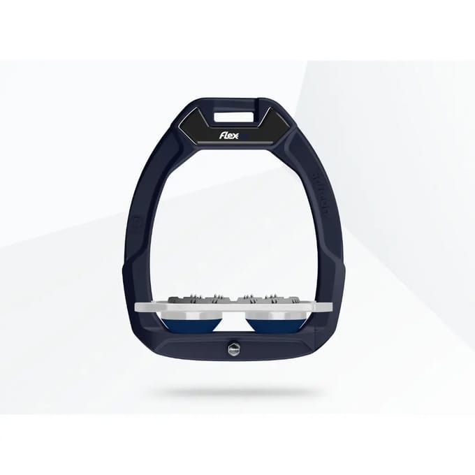 Veiligheidsstijgbeugels Plat Ultra Grip Groen/Grijs/Marin Flex-On Safe-On