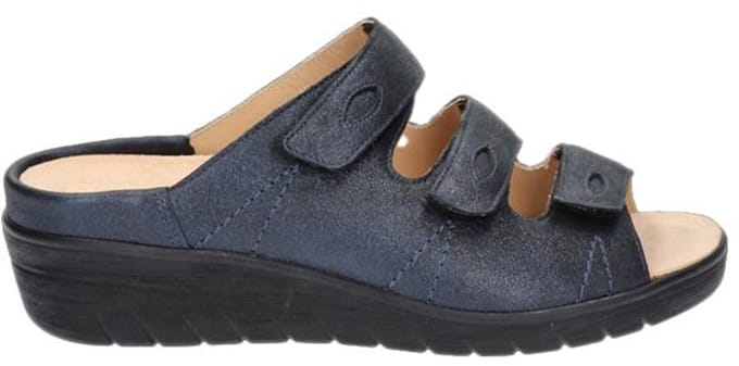 Durea Slippers 7369 047 Wijdte J Donkerblauw