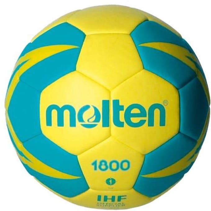 Ball for Handball Molten H1X1800-YG Leatherette (Size 1)