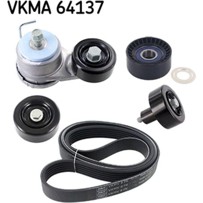 Poly V-riem set SKF VKMA 64137