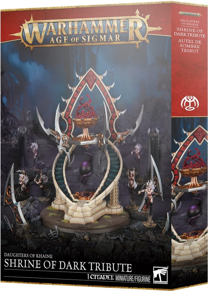 Beeldje Games Workshop Warhammer AoS - Daughters of Khaine Autel de Sombre Tribut