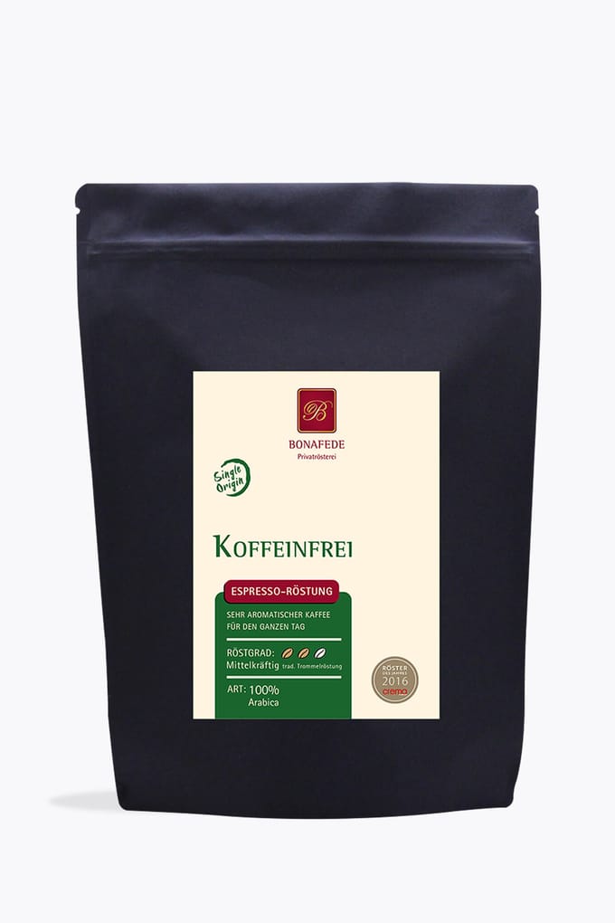 Bonafede Cafeïnevrije espresso 500g