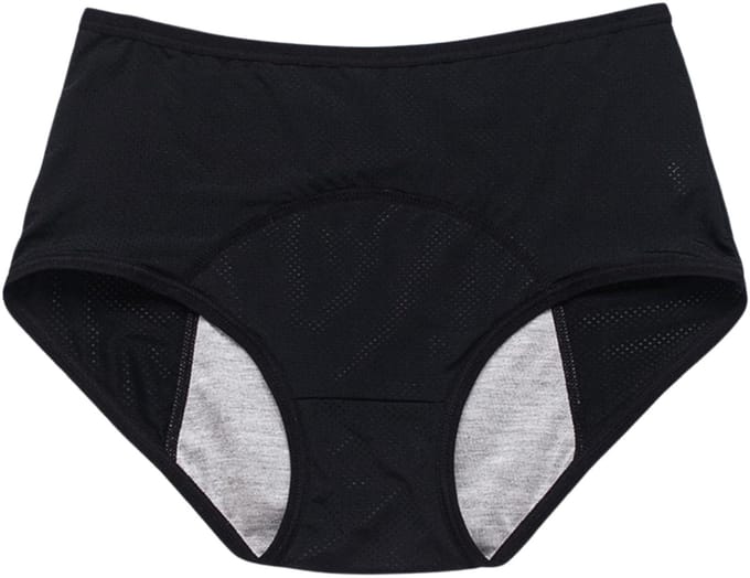 Inna Serie - Menstruatieondergoed - Zwart - S - Hoog Absorberend