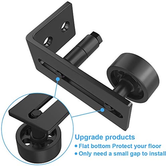Multifunctionele Schuifdeur Hardware met Verstelbare Wandgids