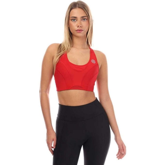 Skins Dames/Dames Serie-3 Sportbeha (Rood)