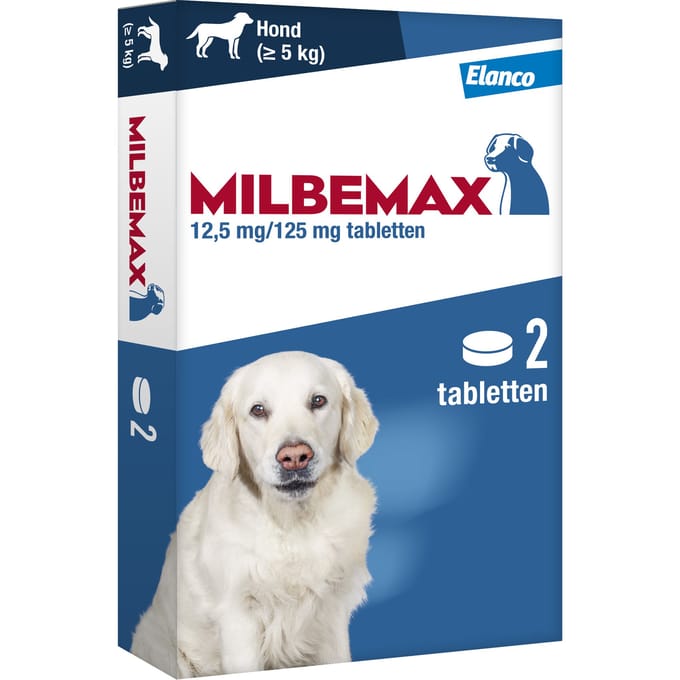 Milbemax Milbemax Hond - Anti wormenmiddel - 2 tab 10-75kg