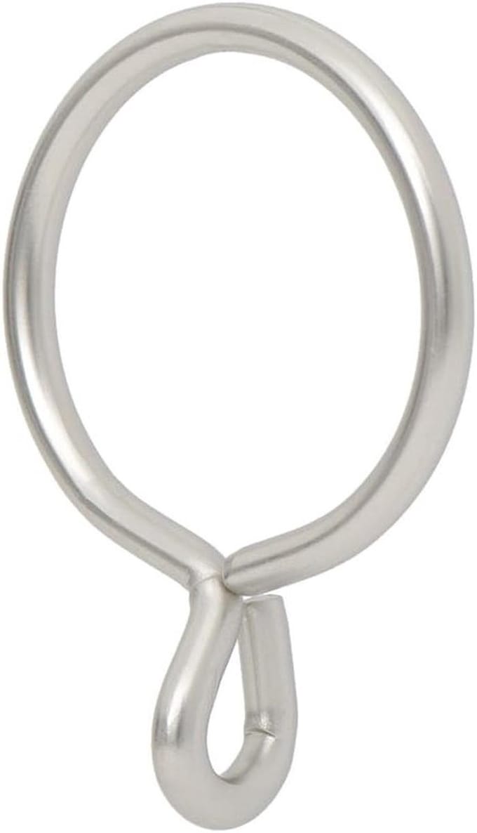 Drapery Oogje Gordijnringen 1,7 Inch - Set van 14 - Satijn Nikkel