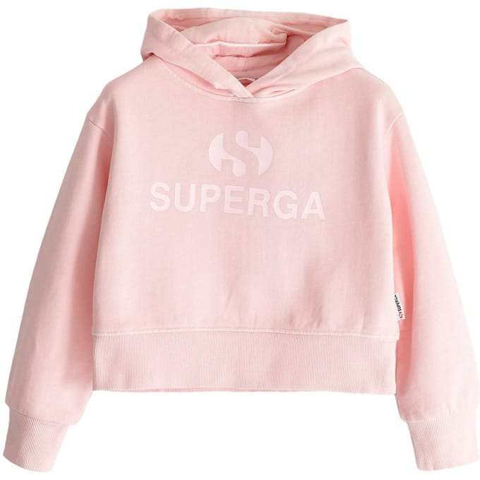 Superga Hoodie met logo voor kinderen (Roze)