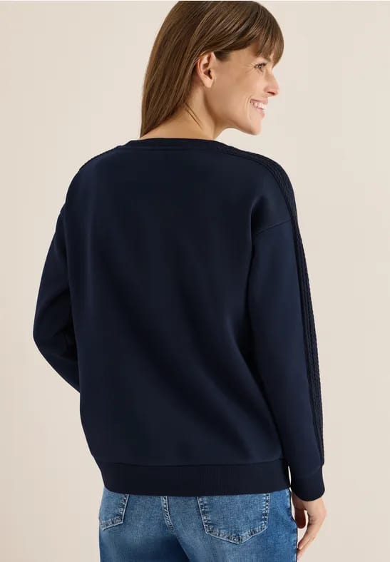 Sweater met kabeldetail