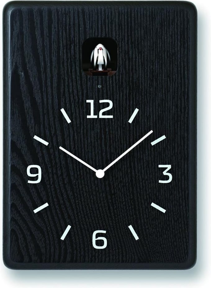 Moderne Koekoeksklok Lemnos Cucu 26cm Zwart