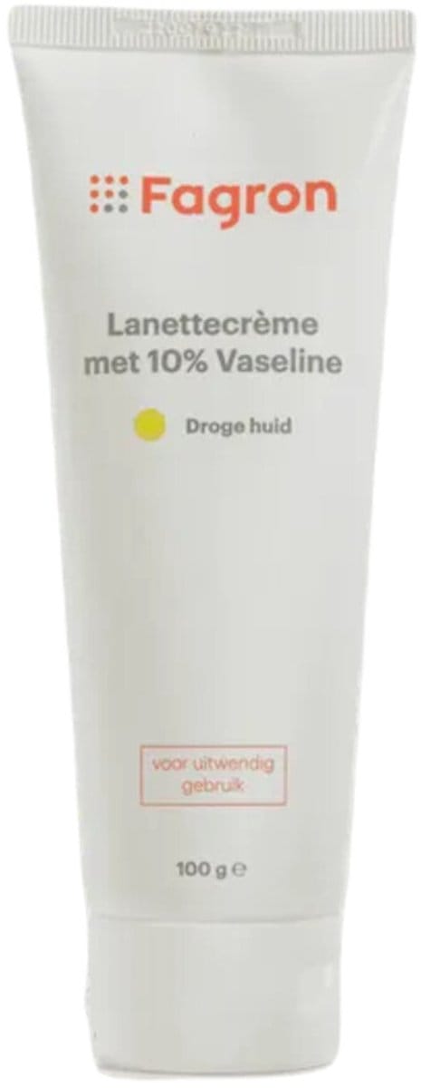Fagron Lanettecreme 10% Vaseline - 2 x 100 gr - Voordeelverpakking