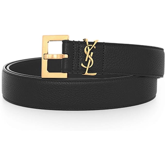 Saint Laurent 634440 Dti0w 1000 Cassandra Monogram Carré Or Ceinture 634440 DTI0W 1000 (100) black