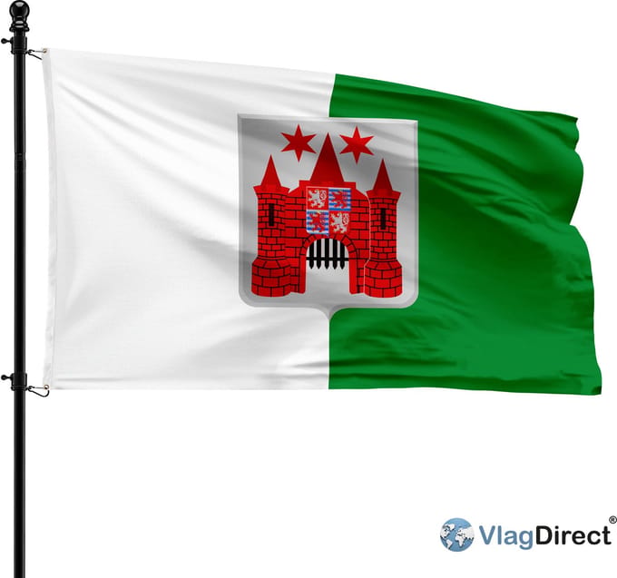 Gemeente Marche-en-Famenne vlag - 90 x 150 cm.