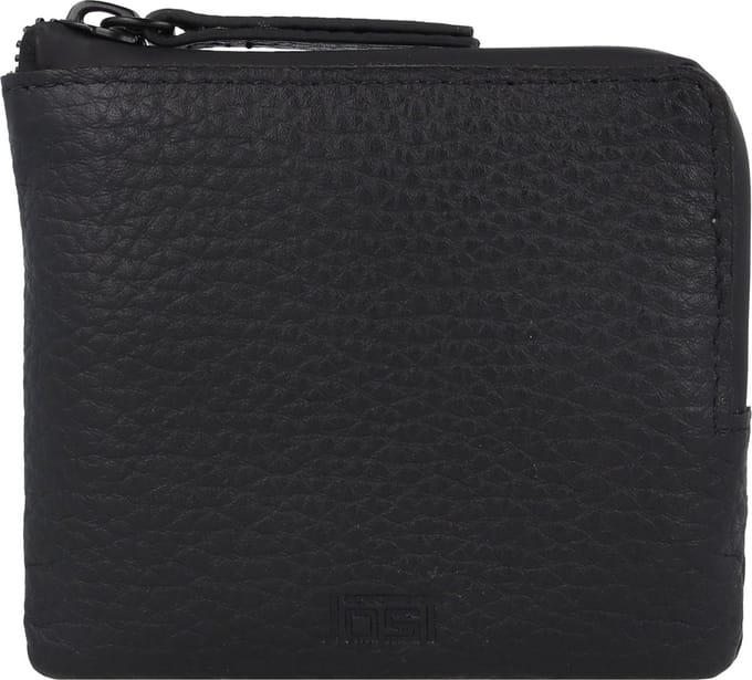 Jost Stockholm Portemonnee Leer 11 cm - Jongens - Horizontaal - schwarz