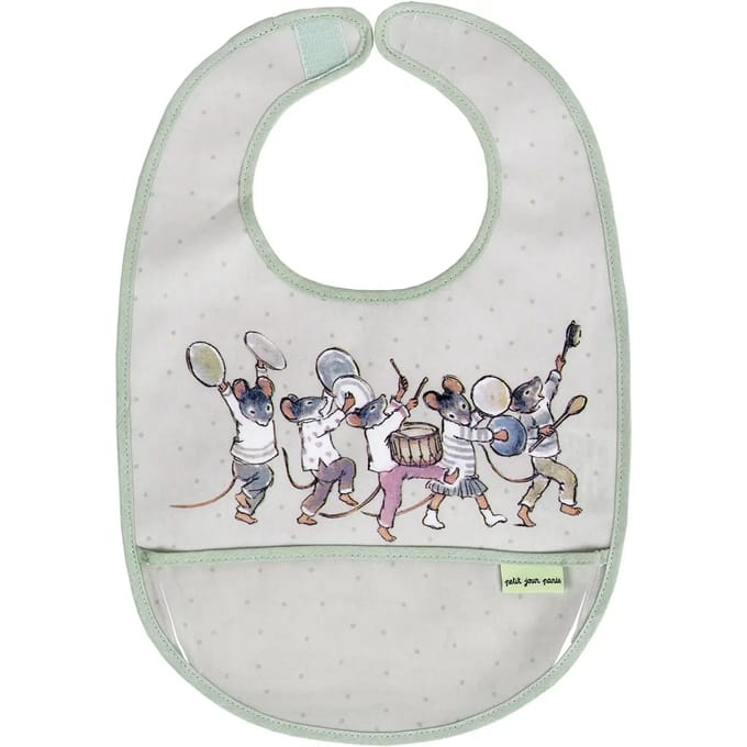 Baby slabbetje met oliedoek Petit Jour Ernest et Célestine