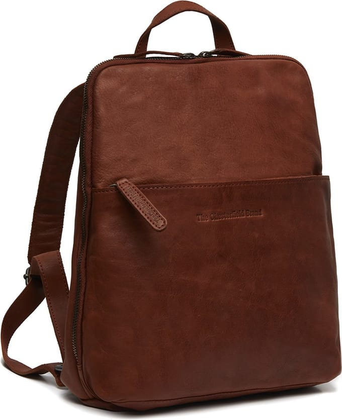 Chesterfield Waxed Pull Up Rugzak Bern Cognac