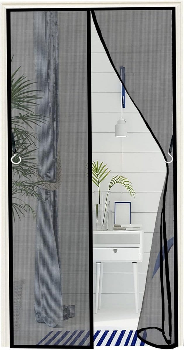 Magnetische Hordeur 110x200cm - Hor voor Deur - Automatisch Sluitend, Windbestendig