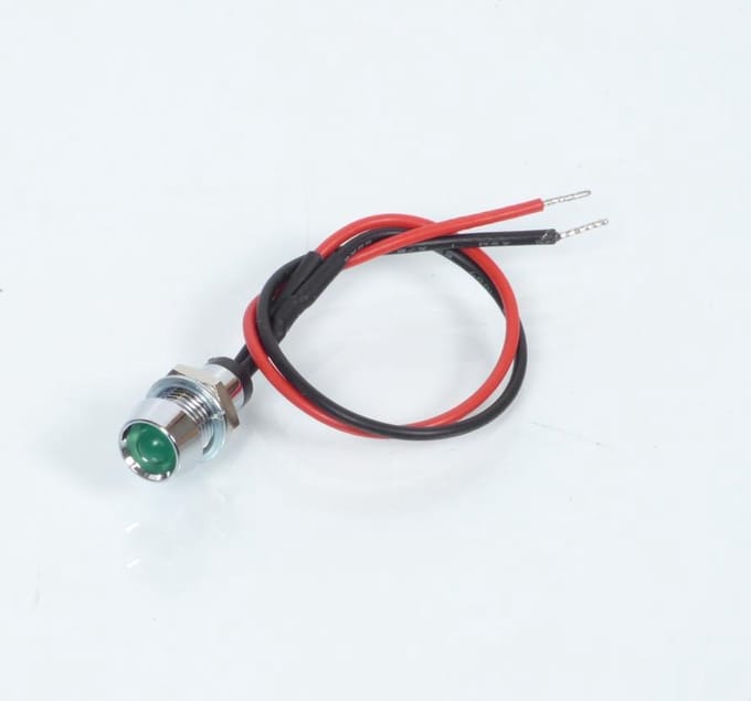 Diverse elektrische deel Mad voor Auto Mini groene LED-indicator 12V Gloednieuw